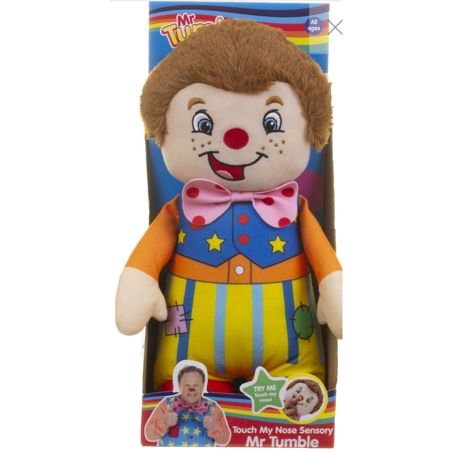 Mr tumble sale soft toy