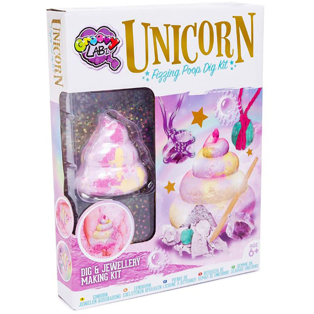 Unicorn Fizzing Poop Dig Kit