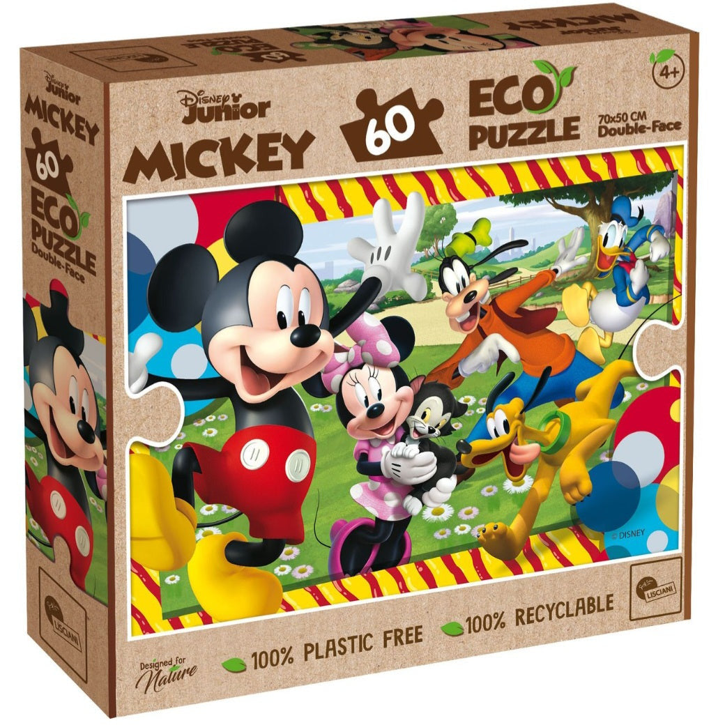 Disney Double Face Mikey Mouse 60 piece Eco Puzzle