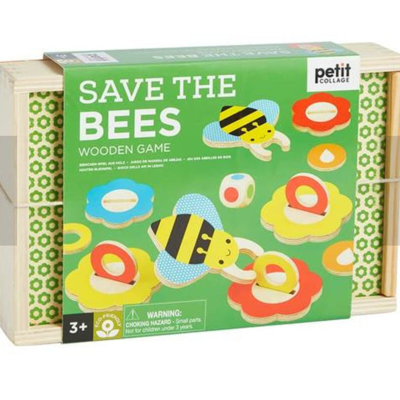 Petit Collage Save the Bees Wooden Game