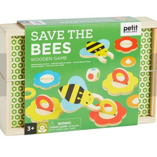 Petit Collage Save the Bees Wooden Game