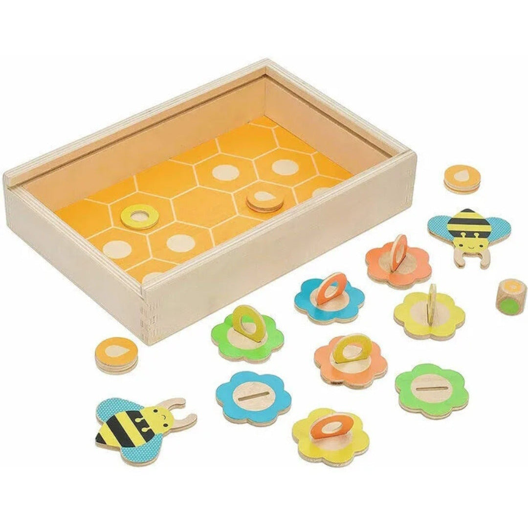 Petit Collage Save the Bees Wooden Game