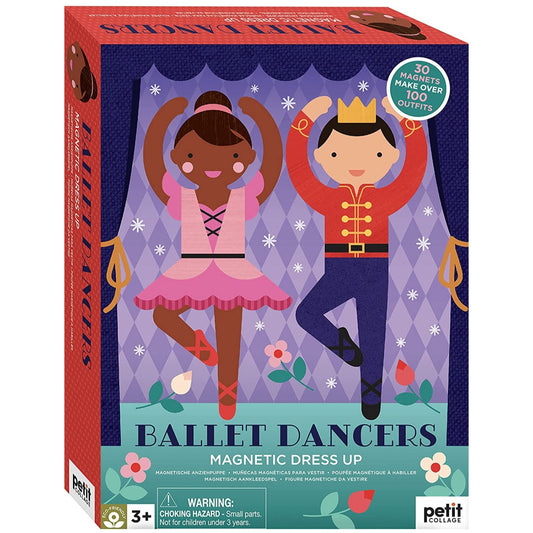Petit Collage Ballet Dancers Magnetic Dress Up
