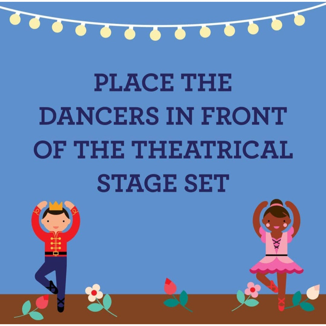 Petit Collage Ballet Dancers Magnetic Dress Up