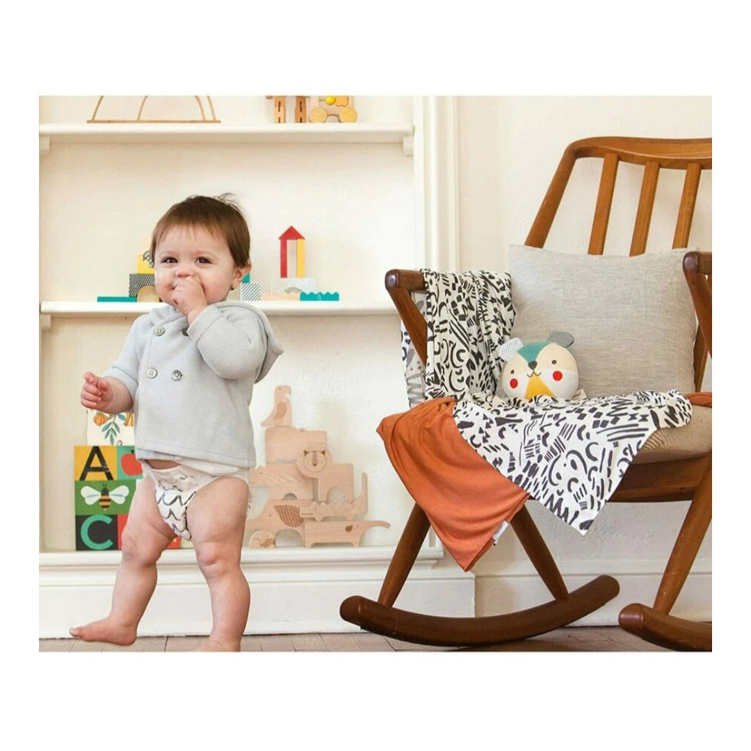 Petit Collage Chiming Bunny Organic Soft Ball