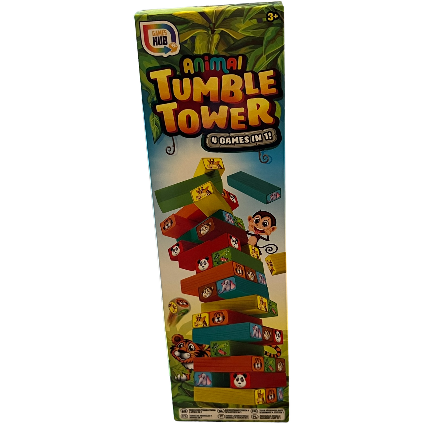 Animal Tumble Tower - 4 Games In 1