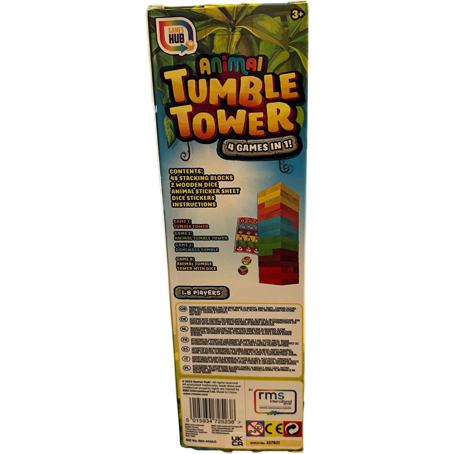 Animal Tumble Tower - 4 Games In 1