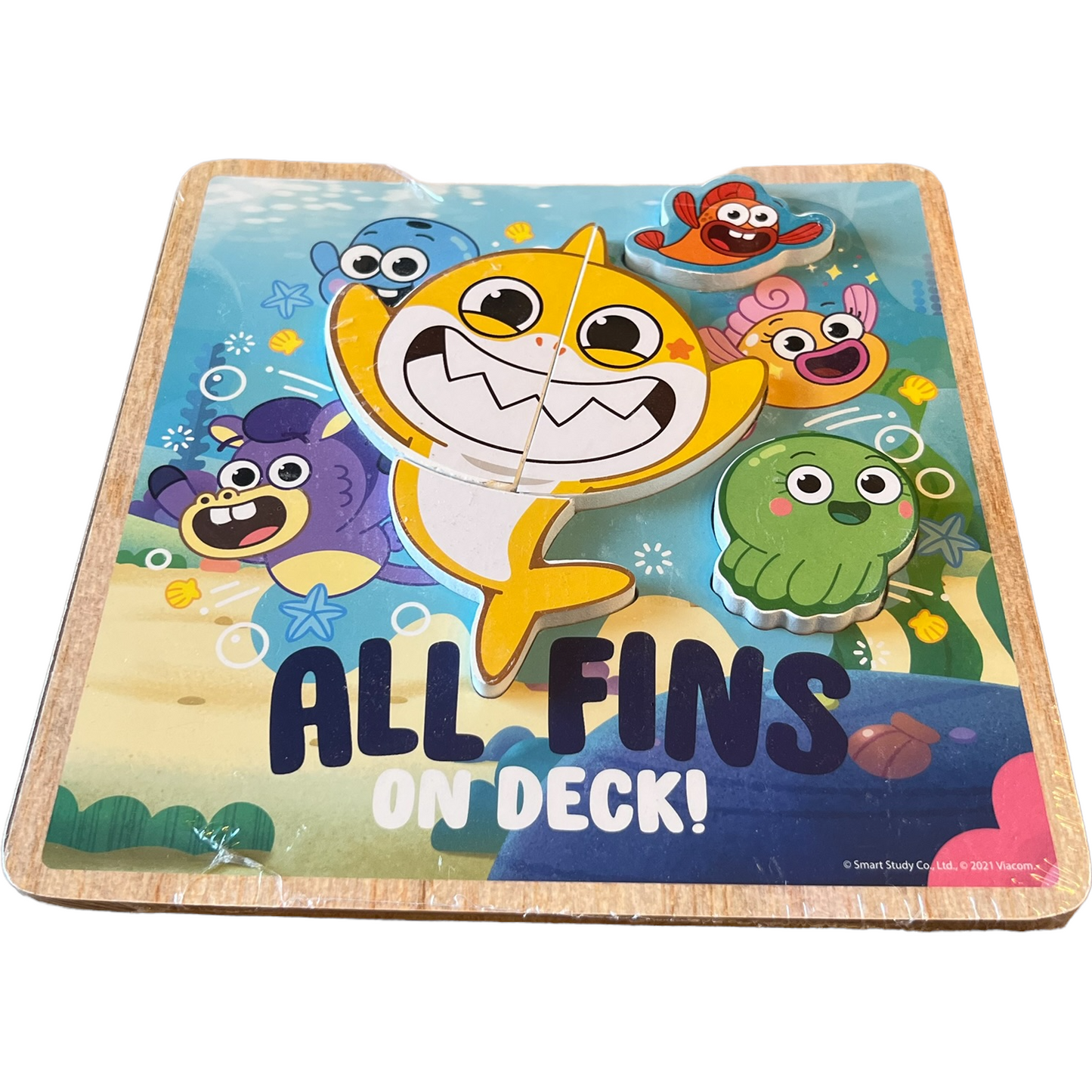 Pinkfong baby shark wooden 2025 puzzle