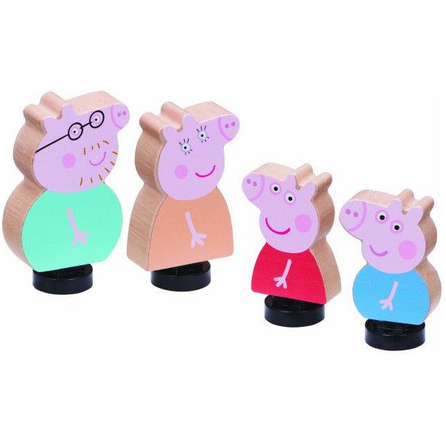 Peppa Pig Wooden Family Figure Set