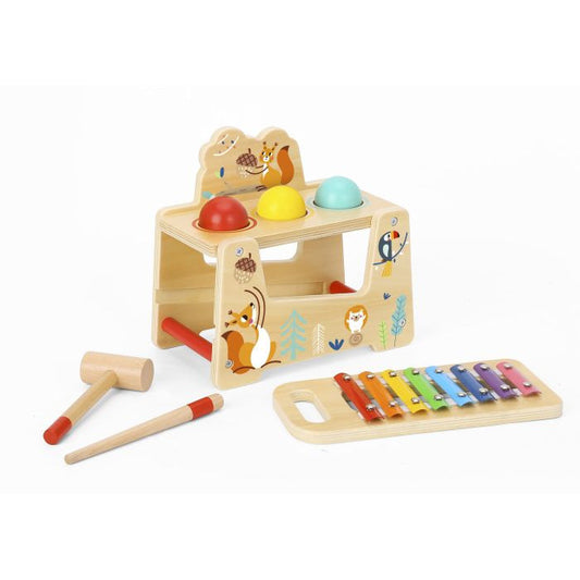 Tooky Toy Wooden Pound & Tap Bench